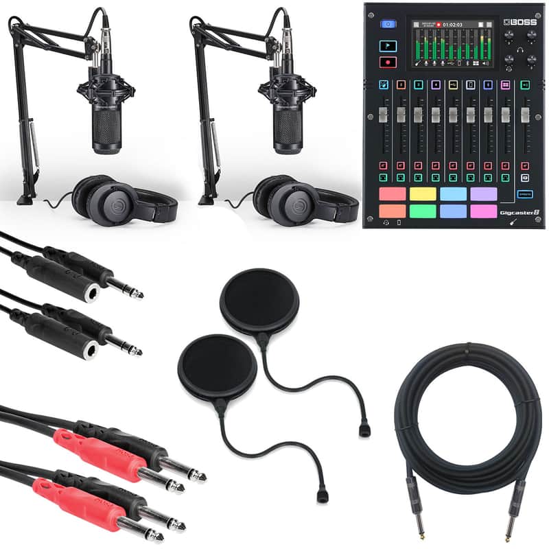 Boss Gigcaster 8 Audio Streaming Mixer PODCAST PAK image 1
