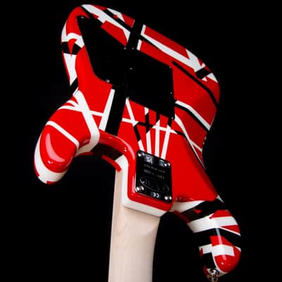 EVH Striped Series LH, R/B/W Electric Guitar SN EVH2111035 image 11