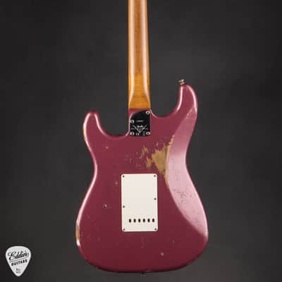 2023 - Fender Custom Shop Eddie's Guitars Exclusive Dealer Select Roasted 1963 Stratocaster Heavy Relic - Dusk Plum image 5