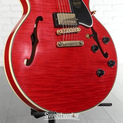 Heritage Custom Shop Core Collection H-555 Electric Guitar - Artisan Aged Trans Cherry (H555CCAATCd1) image 7