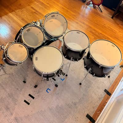 Tama Superstar Classic 7-Piece Maple Shell Pack + Matching Snare – Dark Indigo Burst – Like New Bild 5