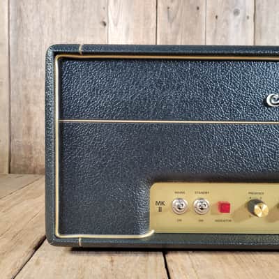 Marshall 2018 Model 2245 JTM45 MKII Reissue Head w/ Studio Slips Cover, Near Mint - Black image 5
