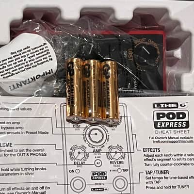 Line 6 POD Express Guitar Headphone Amp Modeler Audio Interface Battery Powered Great Thing image 3