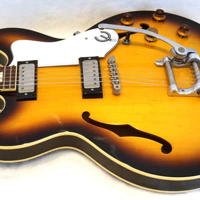The Beach Boys Owned and Stage-Played MIJ Epiphone Riviera 6/VS Elite Sunburst Semi-Hollow Electric Guitar W/ Handwritten Bass Lines on a Grammy Ballot Invitation Letter image 16