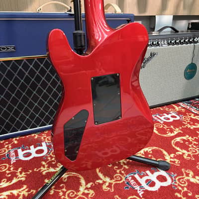 ESP The Eclipse Custom Telecaster Floyd Rose Candy Apple Red '90s MADE IN JAPAN image 8