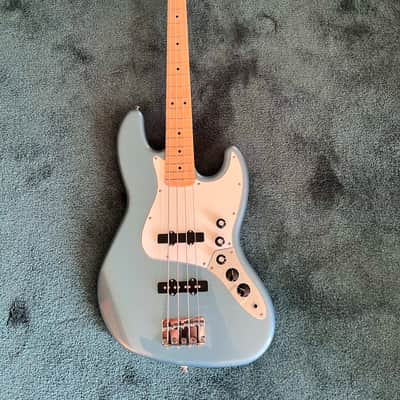 Fender Player Jazz Bass, Tidepool, '22, DiMarzio pups, Darkglass 18v preamp image 1