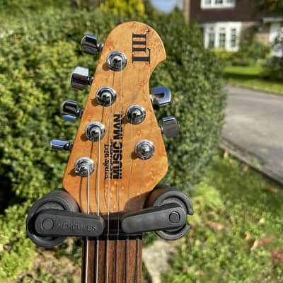 Music Man Luke III HH BFR Blueberry Burst Quilt Roasted RW - Mint Inc Case image 2