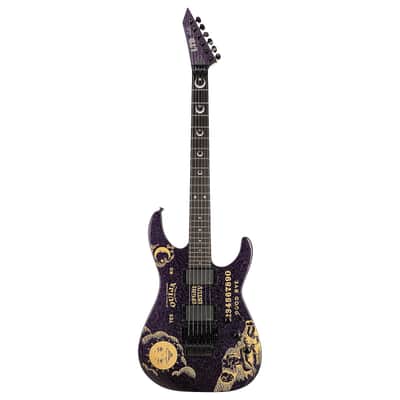 ESPのLTDブランド KIRK HAMMETTモデル KH-DC EMG ESP Kirk Hammett KH-DC - See Thru Black Cherry | Sweetwater