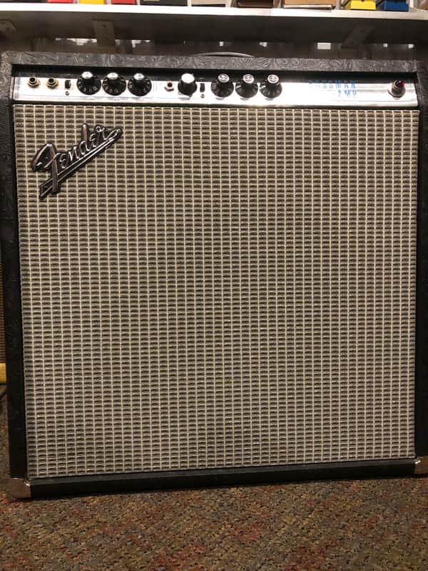 Fender Bassman 2-Channel 50-Watt Guitar Amp Head seventies - Silverface image 1