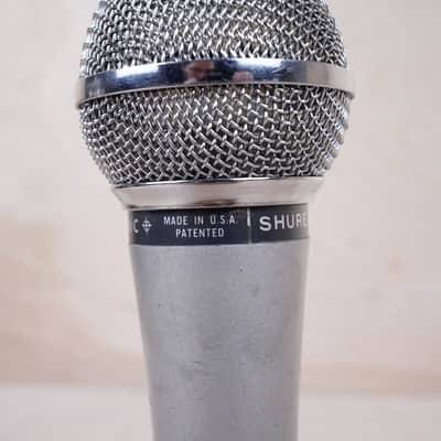 Shure Unisphere B 588SB Dynamic Microphone 1970s Silver Vintage Mic image 9