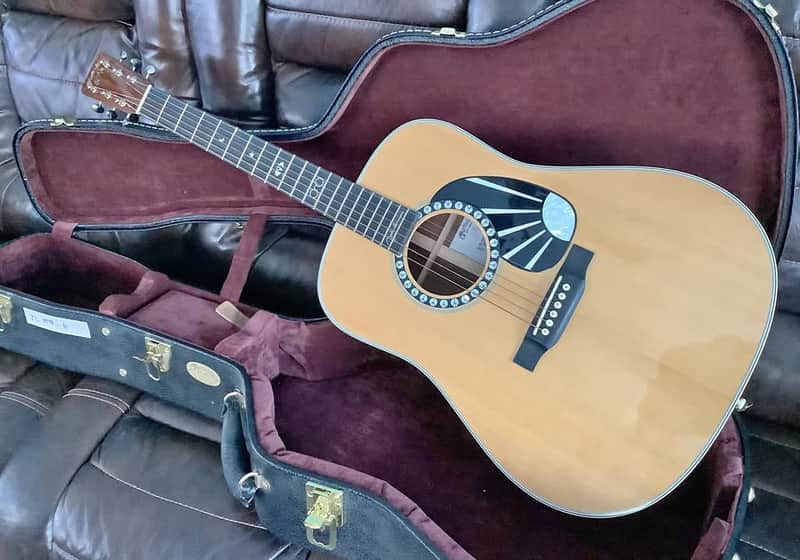 Martin D-28 John Lennon 75th Anniversary #6/75 Adirondack Madagascar +OHSC USA image 1