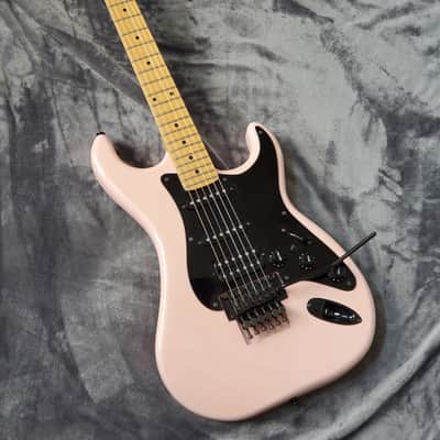 1987 Kramer F-3000 Focus Series Made in Japan Vintage Rare Electric Guitar - Pink Finish + Hard Case image 2