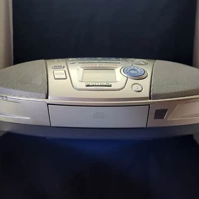 Panasonic RX-ES25 Power Blaster Digtal Tuner/CD/Cassette Boombox Tested working NO remote control image 2