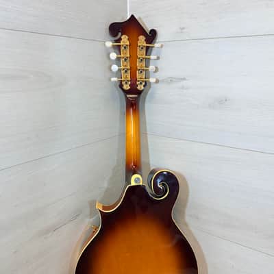 Oscar Schmidt OM40 F-Style Mandolin w/ Hard Case - Spruce Top, Maple Back & Sides, Gold Hardware image 6