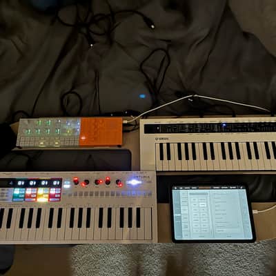 Yamaha Reface KeyStep SeqTrak  "2-Face" Handmade Keytar Platform image 4