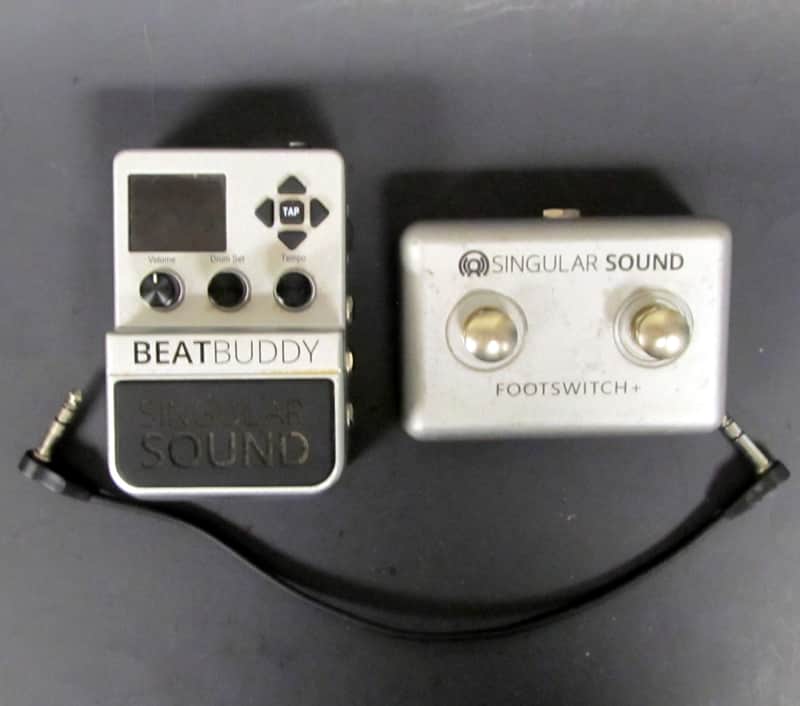 Used Singular Sound BeatBuddy Drum Machine Pedal W/ Double Footswitch, TRS Cable and Memory Card VGC image 1