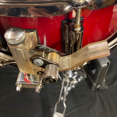 DrumCraft - 5x14" Series 6 Maple Snare Drum 2010–2013 - Transparent Red Lacquer image 7