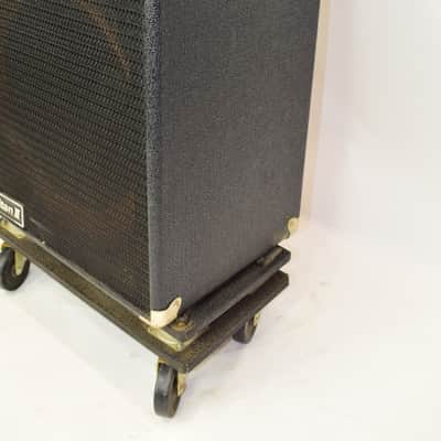 Vintage 80's Bell Duovox Tini-Titan II Accordion & Keyboard Combo Amp w/ Cover & Caster Wheels image 4