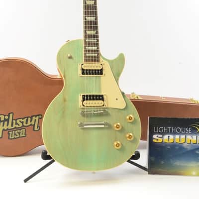2017 Gibson Les Paul Classic Electric Guitar - Seafoam Green RARE w/OHSC image 3