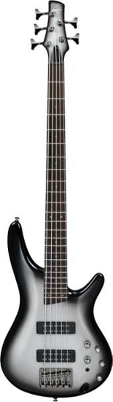 Ibanez SR305EMSS SR Series 5-String Electric Bass Guitar in Metallic Silver image 1