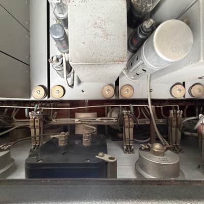 1938 Collins Radio Co. 12H-6 Console tube mixer broadcast preamp image 9