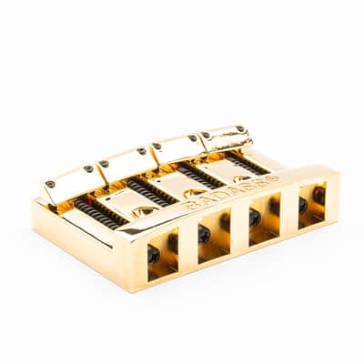 Leo Quan® Badass I™ Bass Bridge, 4 String-Chrome image 7