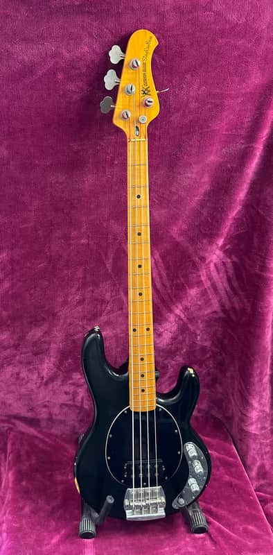 Music Man StingRay with Maple Fretboard 1977 - Black image 1