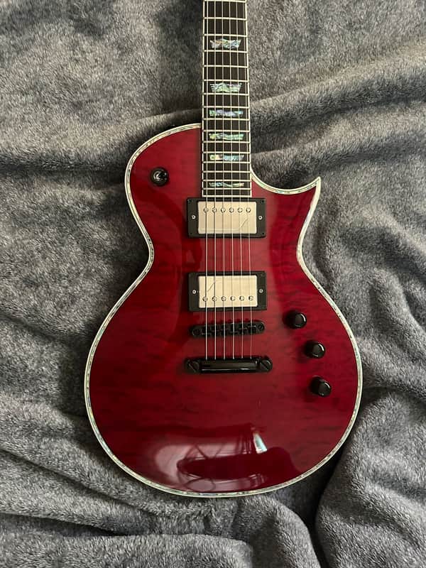 ​ESP LTD EC-1000 Deluxe - See Thru Black Cherry (Upgraded Fishman Fluence Classics) image 1