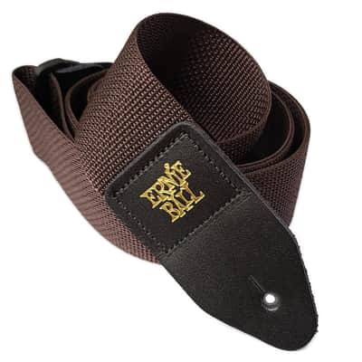 Ernie Ball Brown Polypro Guitar Guitar Strap 4052 image 1