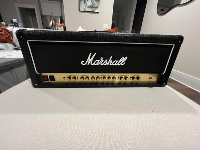 Marshall DSL100HR 2-Channel 100-Watt Guitar Amp Head 2018 - Present - Black image 1