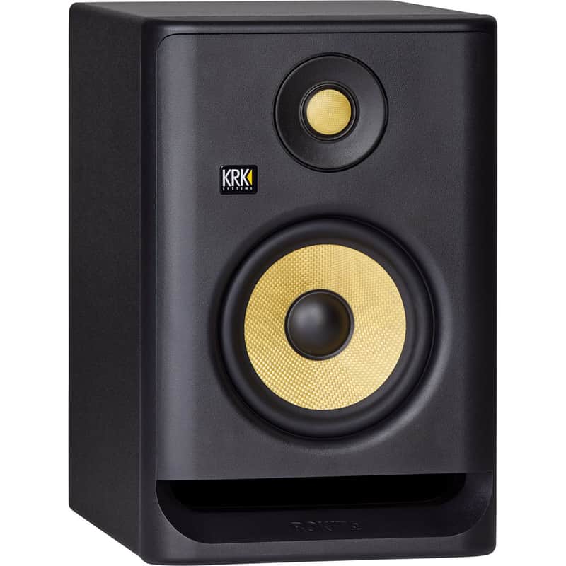 KRK ROKIT 5 G4 5" 2-Way Active Studio Monitor (Single, Black) USED MINT image 1