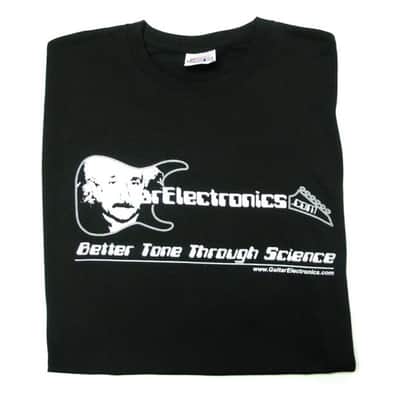 Guitar Electronics Einstein With Guitar Logo T-Shirt/X-LARGE image 2