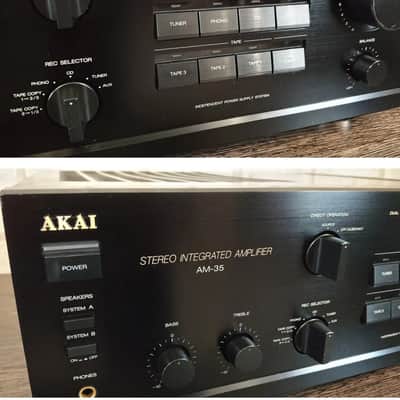 AKAI AM-35 Rare Vintage Stereo Amplifier Serviced Warranty Tested Hi-Fi Serviced image 22