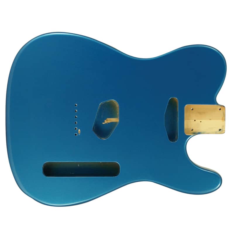 WD Premium Finished Replacement Body For Fender Telecaster Lake Placid Blue Alder image 1
