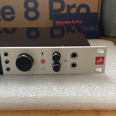 Antelope Audio Discrete 8 Pro Synergy Core 26x32 Thunderbolt USB Interface 2022 - Present - Silver image 3