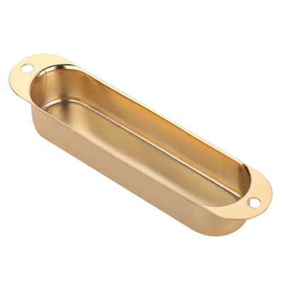 Stratocaster Metal Single Coil Pickup Covers (No Holes) - Gold 3 Pcs image 3