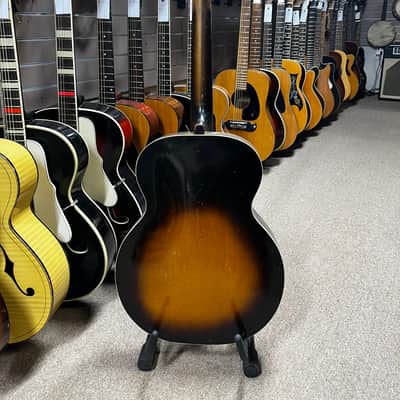 Harmony Master Broadway 1947-1971 USA Arch Top Burst Acoustic Guitar image 2