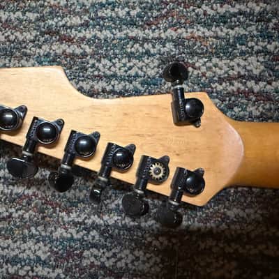Schecter A-7 1999 - 2000 - Green Metallic image 14