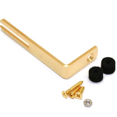 006-0876-000 Genuine Gretsch Gold Pickguard Bracket Solid Body Guitar