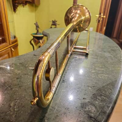 Vintage Orpheus Trombone Kyiv Ukraine 1969 #567 — Brass w/ Original Case image 10