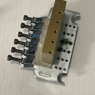 1980's Era Original Floyd Rose Made in Germany Chrome Tremolo Bridge Vibrato Kramer Guitar FU Tone Brass Block image 9