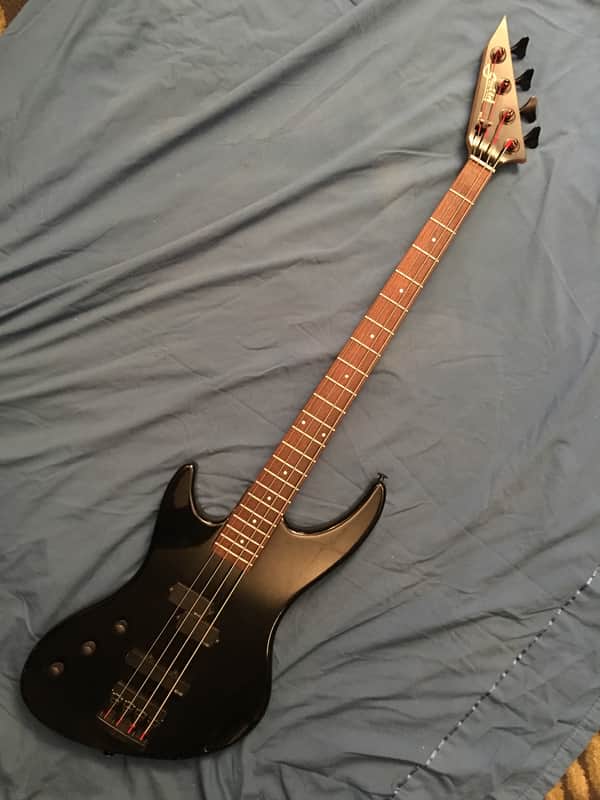 Guild Pilot Bass Left Handed 1986 Black image 1