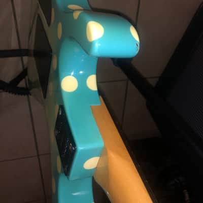 Kramer Vintage Nightswan 1988-89 - Light Blue Polka Dot image 11