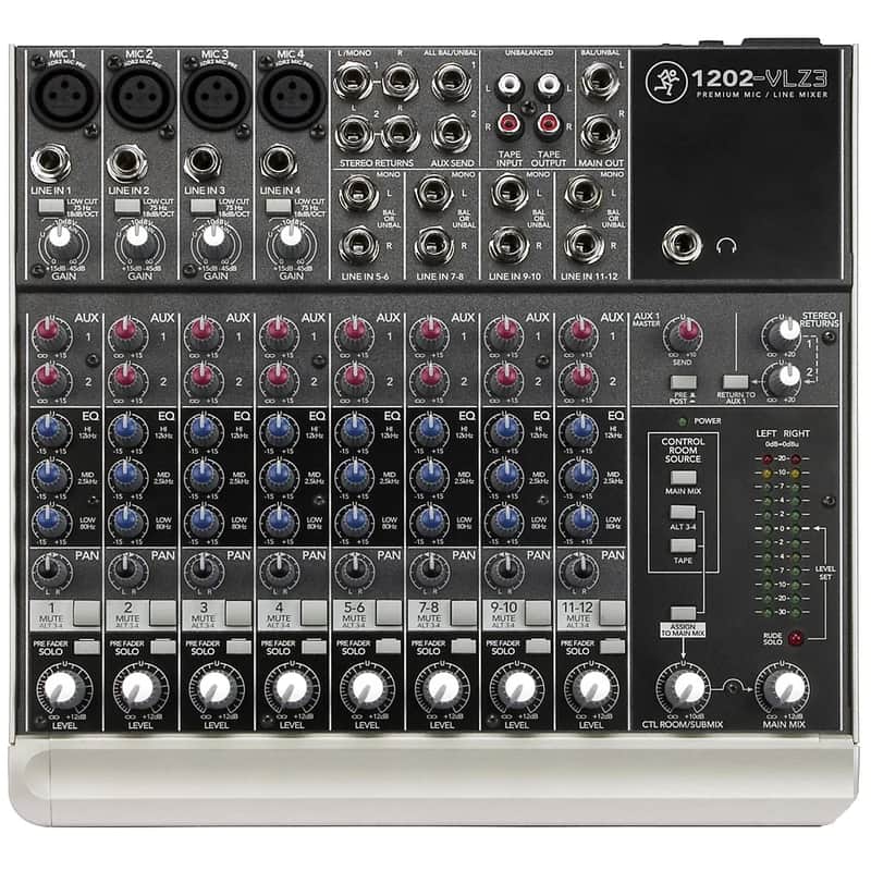 1202-VLZ3 12-Channel Mic / Line Mixer | Reverb