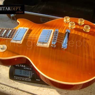 ♚ PRISTINE ♚ 2015 Gibson Les Paul STANDARD 100th Ann.♚ AMBER CANDY AAA TIGER FLAME ♚ CRAZY! image 20