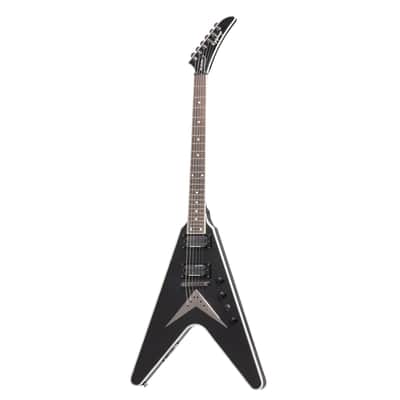 Epiphone Dave Mustaine Signature Flying V Custom Guitar w/ Seymour Duncan Pickups - Black Metallic image 2