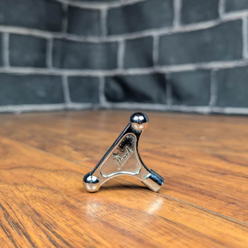 Pearl K‑025 Drum Key – 1980s • Chrome • Vintage Pearl Hardware image 1