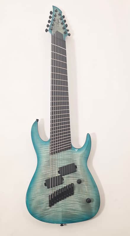 Agile Pendulum Pro 102730 EB CP Oceanburst Fan Fret 10 String Multi Scale Guitar image 1