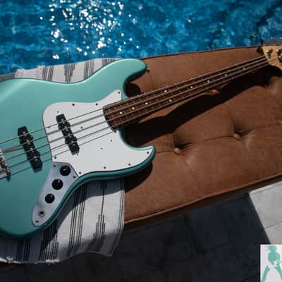Fender FSR Limited Edition JB-62 OTM (Ocean Turquoise Metallic) '62 Jazz Bass Reissue - Pro Set Up w Perfect Frets/Action/Intonation! image 8