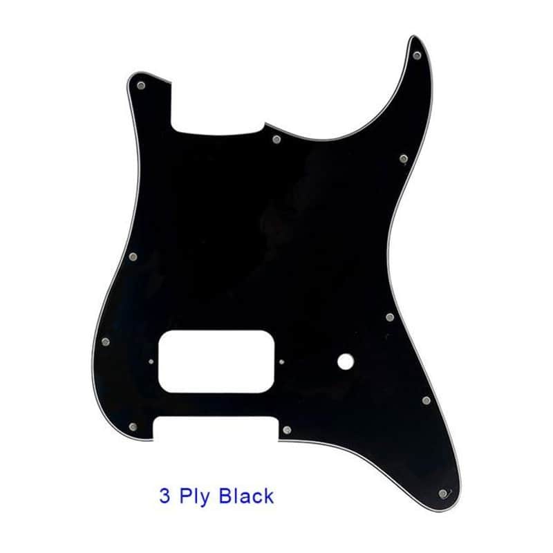 Pickguard for Strat - Free Shipping-3Ply Black image 1